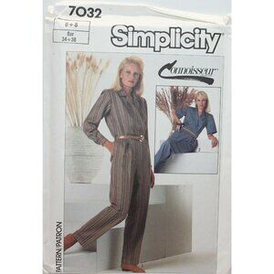 Simplicity 7032‎ Sewing Pattern Jumpsuit Size 6 8
